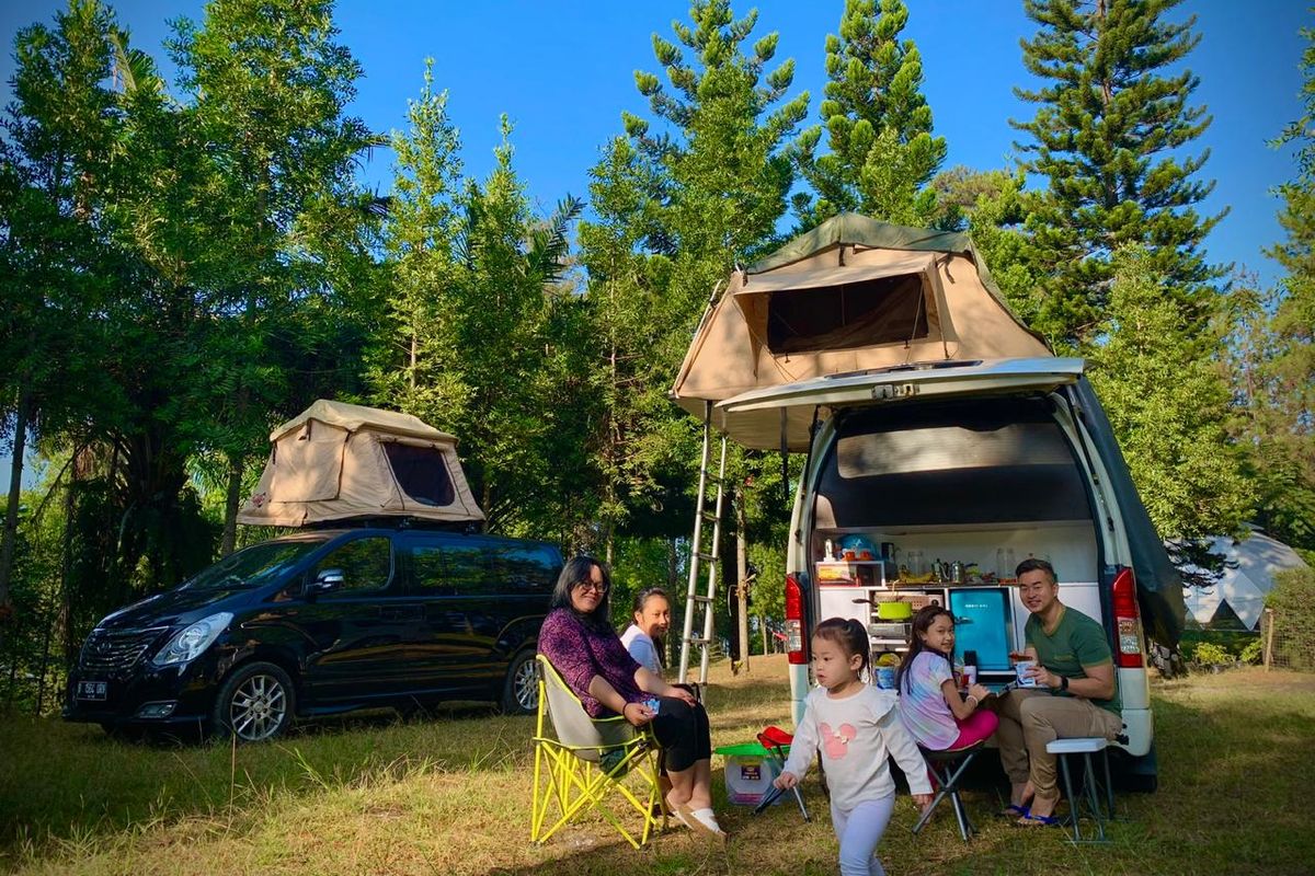 touring keluarga campervan